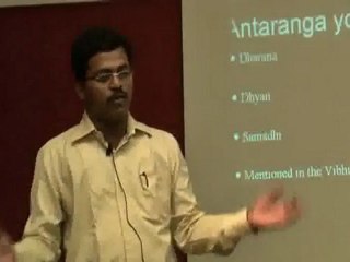 Patanjalis Yogic concept Part 8 Dharamadhyan-Meditation Part 1.wmv