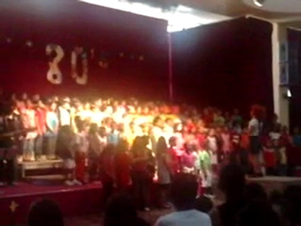 Sanna Chorale avec l école à la mairie Montpellier