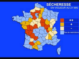 Météo 22 mai 2011: Le point sur la sécheresse