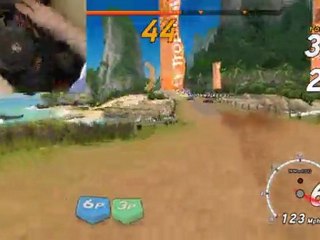 SEGA Rally Online Arcade - Multiplayer Race at Tropical Track with Fanatec Porsche 911 GT2 Wheel