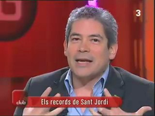 TV3 - El club - Boris signa uns pits el dia de Sant Jordi