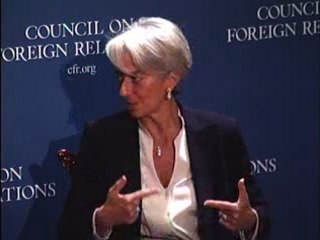 Christine Lagarde reçue au CFR (Council on Foreign Relations, 22 octobre 2007)