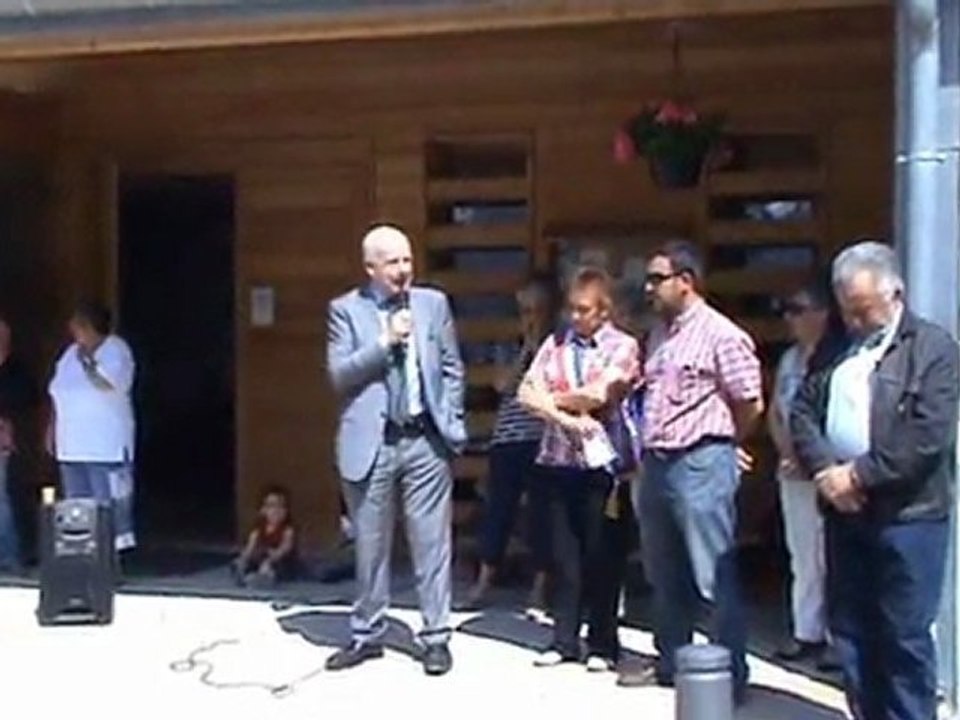 Inauguration de la rue de la tournée à Pont-du-Fossé le 21 05 2011