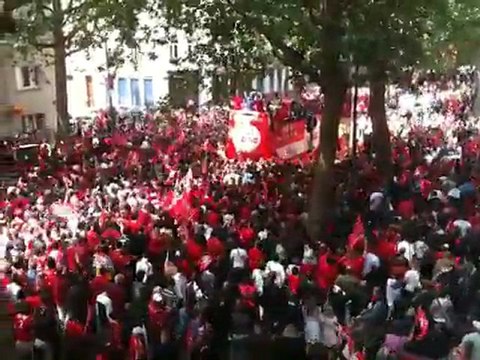 La foule acclame le LOSC à Lille