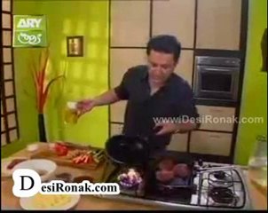 Beef Steak With Vegetable And Barbeque Sauce