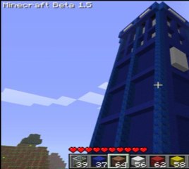 Un Tardis dans Minecraft (Daronne)