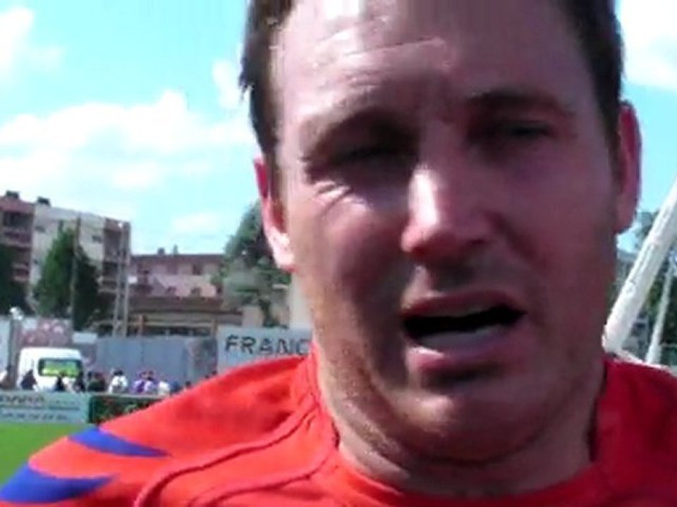 Rugby - Andrew Merthens réagit après USB - Béziers