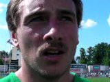 Rugby - Mathieu Chabaud réagit après USB - Béziers