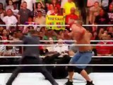 John Cena defends his title against The Miz