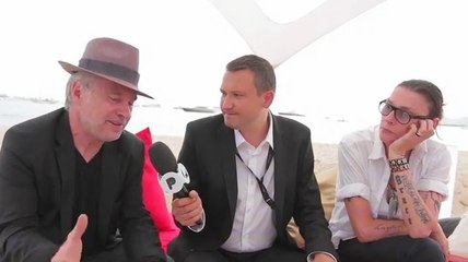 Jérôme de Missolz et Edwige Belmore pour le film des Jeunnes gens modernes - Festival de Cannes 2011