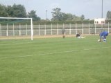 1/2 finale de coupe Objois. Les tirs au but :  Milly mène 1 à 0 devant Senlis (b)
