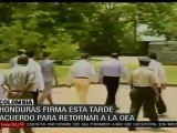 Honduras regresará a la OEA y Zelaya a su país