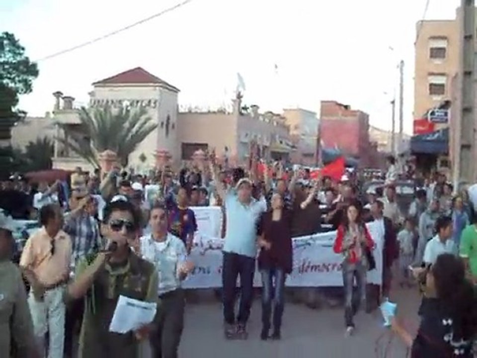 20 FEVRIER KHENOFRA MARCHE 22 MAI