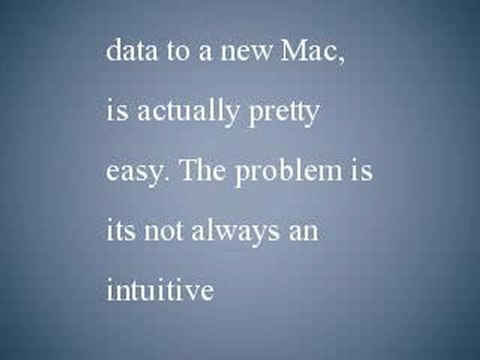 Mac to Mac Transfer – Move Mail, Bookmarks, Address Book, or iCal to a New Mac