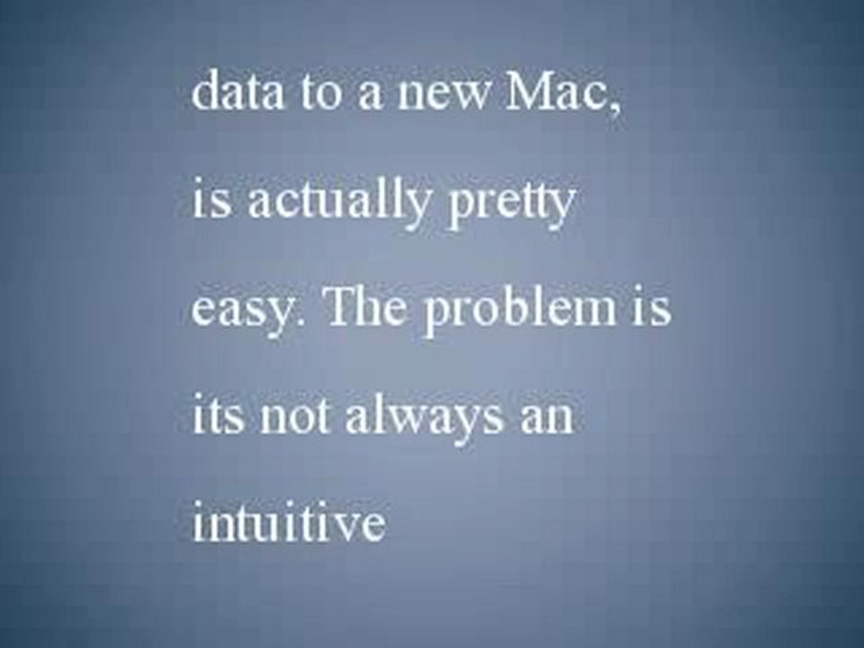 Mac to Mac Transfer – Move Mail, Bookmarks, Address Book, or iCal to a New Mac