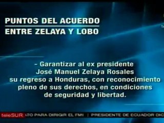 Detalles del Acuerdo de Reconciliación para Honduras