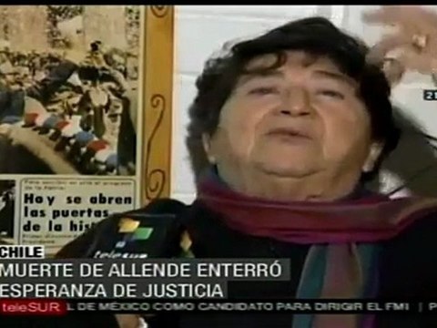 Exhuman mañana cuerpo de Salvador Allende