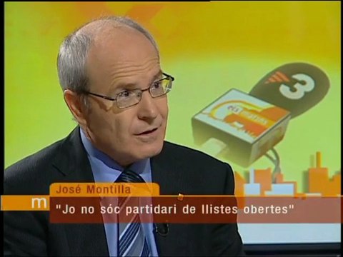 TV3 - Els matins - José Montilla: No sóc partidari de les llistes obertes