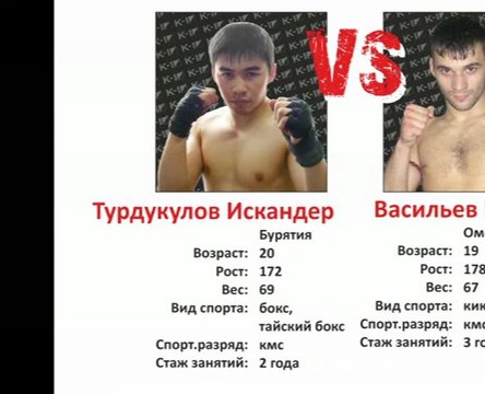 II Чемпионат по К-1. Турдукулов - Васильев // rb03.ru