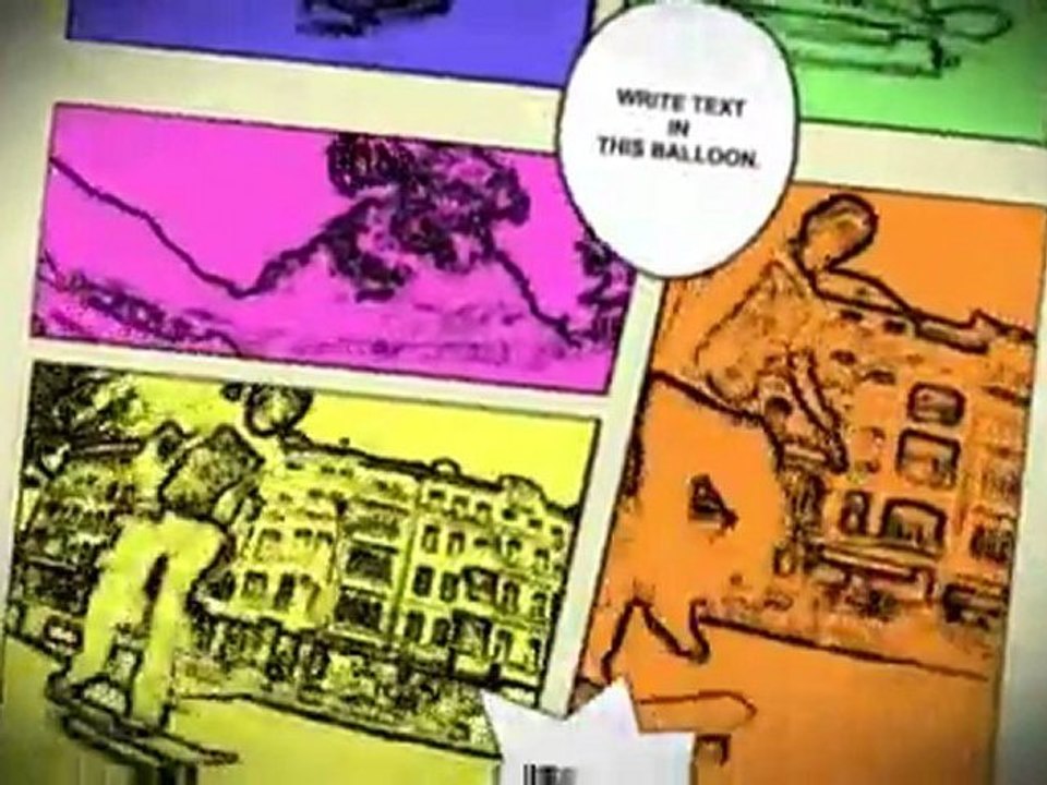 Extreme Comic After Effects project