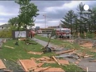 Un tornado barre la ciudad estadounidense de Joplin y...