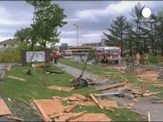 La ville de Joplin touchée de plein fouet par des tornades