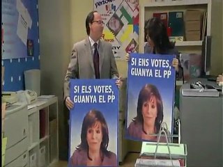 TV3 - Polònia - El cartell electoral d'Iceta i Camacho