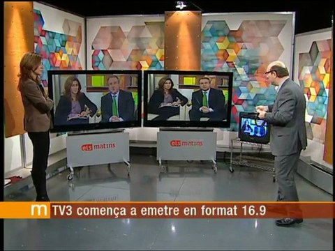 TV3 - Els matins - TV3 comença a emetre en 16:9