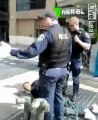 Guy on wheelchair taken down by officers