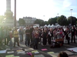 6/6 assemblée "YesWeCamp" à Bastille le 22 Mai à Paris au soir