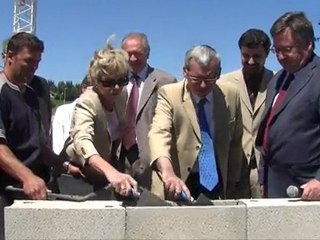 Pose de la première pierre de l'EHPAD de Prat Mary