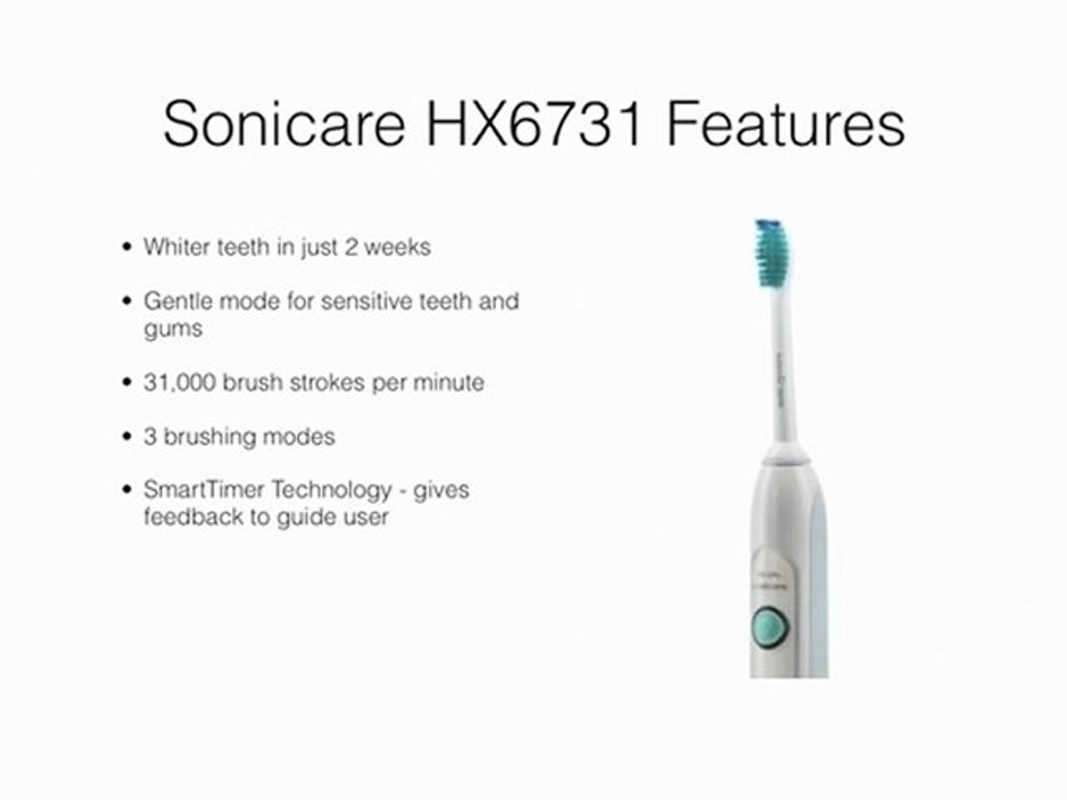 Philips Sonicare HX6731 Healthy White Deluxe Electric Toothbrush Review