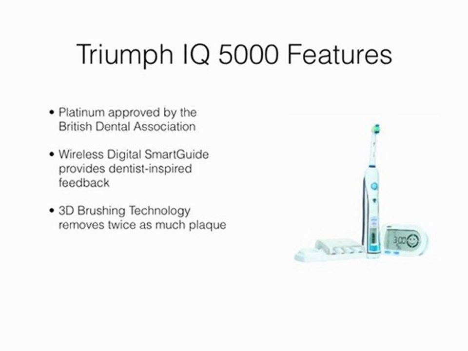 Braun Oral-B Triumph IQ 5000 Electric Toothbrush Review