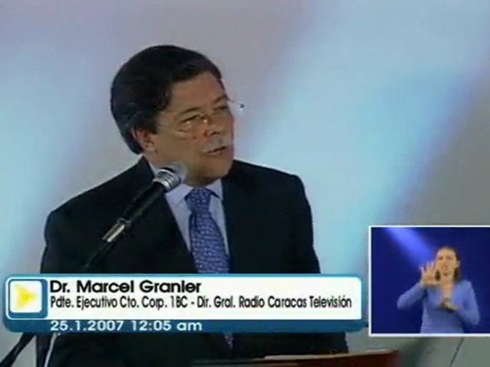Granier cierre RCTV 25-01-2007