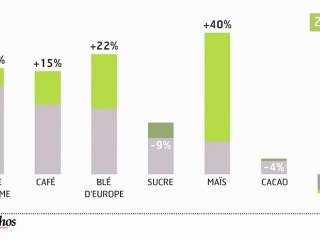 Infographie : le prix des matières premières