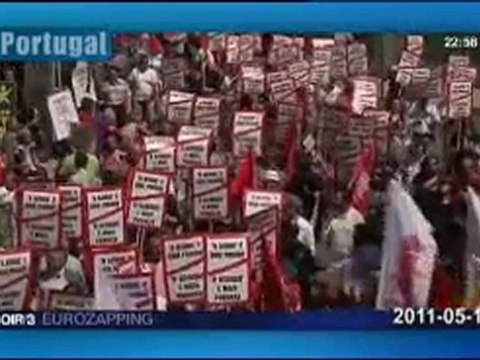 PORTUGAL manifs vs la politique des usuriers FMI UE