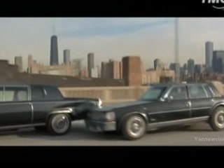 "Raw Deal" - CAR CHASE (Cadillac Limousine 80 & Seville 76) 1986