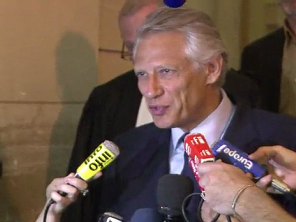Clearstream en appel: 15 mois avec sursis requis contre Villepin
