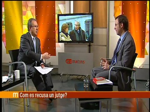 TV3 - Els matins - Com es processa un jutge?