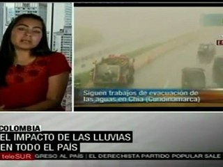 Se agrava situación en Colombia por emergencia invernal