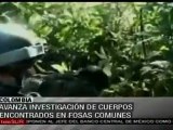 Buscan identificar cuerpos de fosa común en Colombia