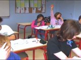 Visio-enseignement au collège de Puisaye dans l'Yonne