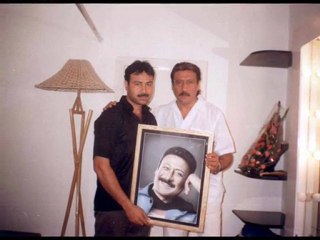 Actor Jackie Shroff Amazing Portrait Painting