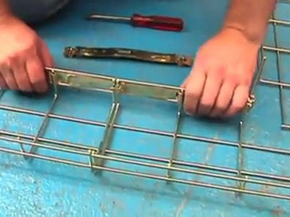 Newlec's Wire Basket Cable Tray - Installation