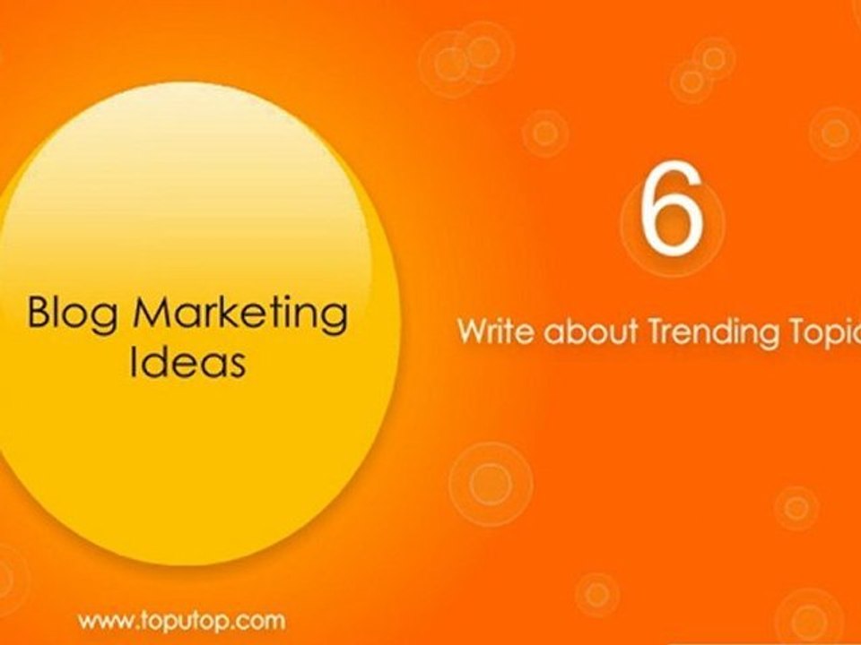 Blog Marketing Ideas