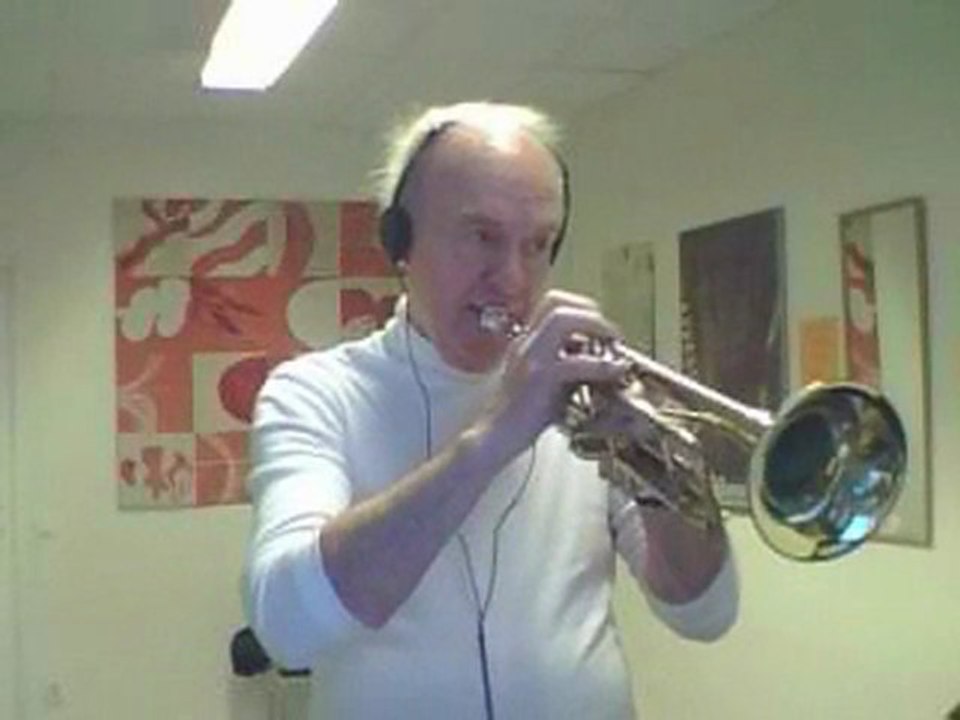 Melody "On a Slow Boat to China"; Johnny D Bergh on Trumpet!