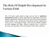 Delphi Software Development – The pioneer in innovative computer software