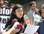 Yıldız Teknik Üniversitesi öğrencilerinden polis protestosu