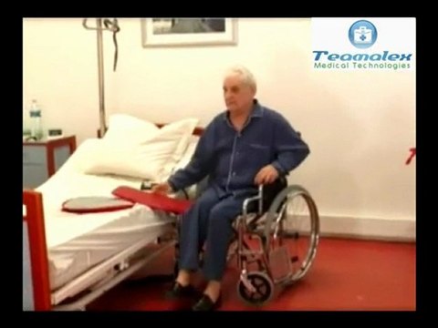 Le transfert lit au fauteuil chez Teamalex Medical
