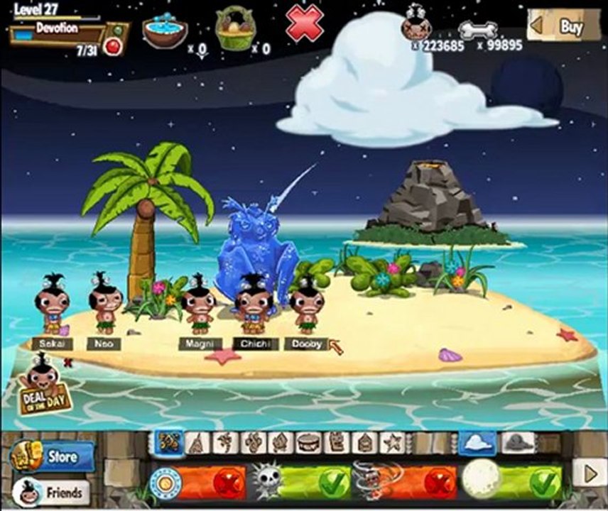 Pocket God Facebook: Lunar Phases